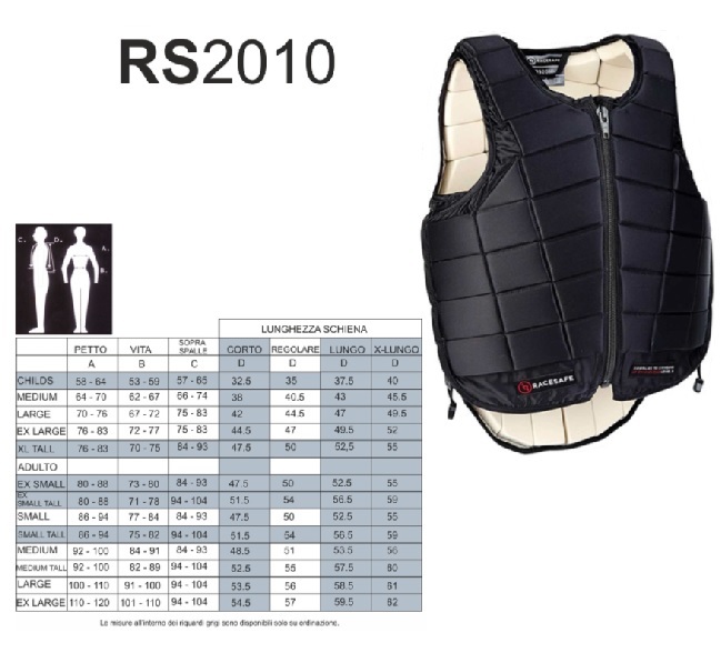 CORPETTO PER EQUITAZIONE RACE-SAFE J- M Corpetti Protettivi 